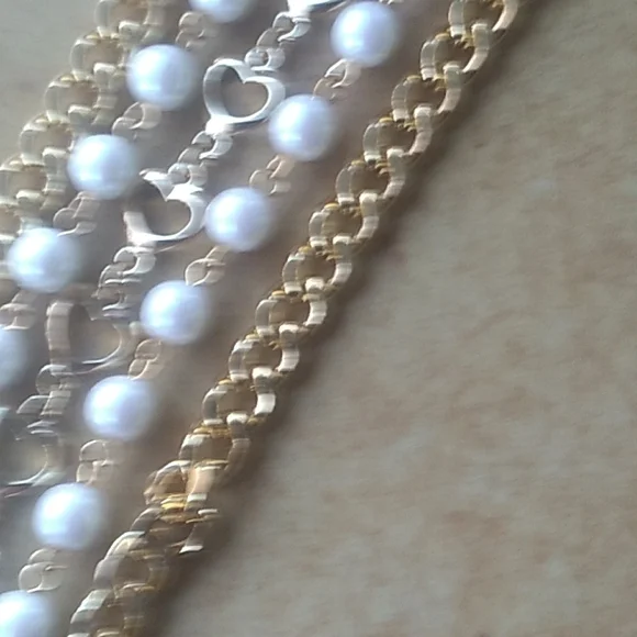 Bracelet with hearts and pearls Valentine Love - Picture 4 of 6